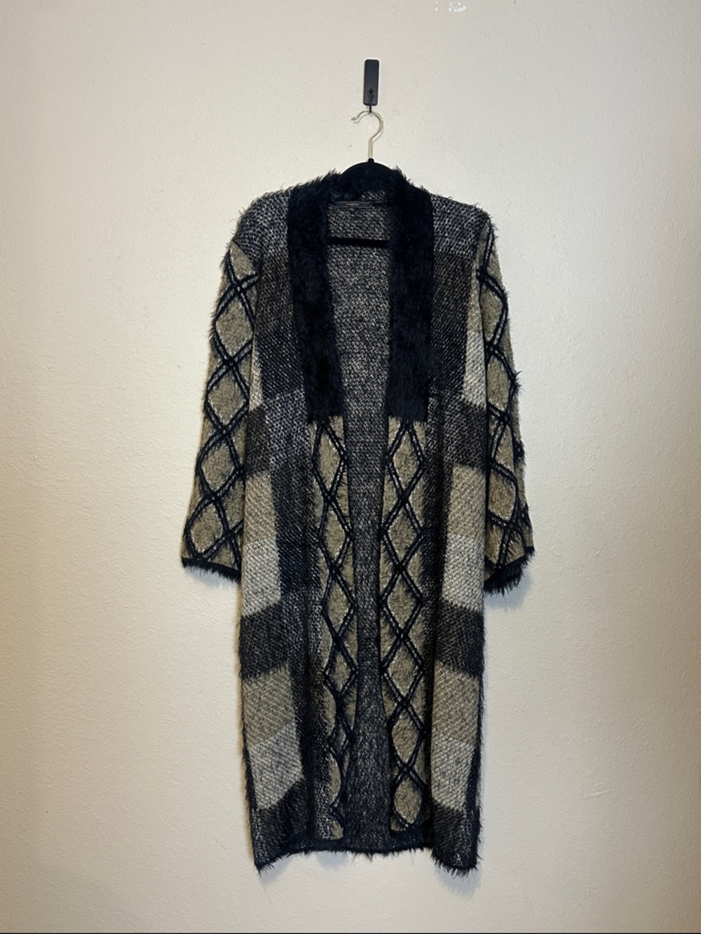 Maxsport printed long duster cardigan Size Small